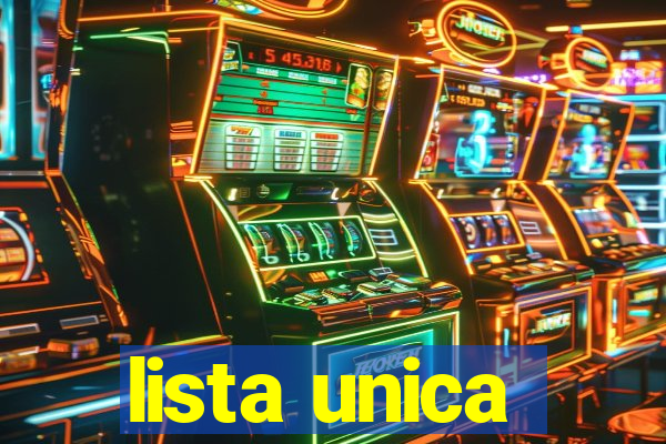 lista unica